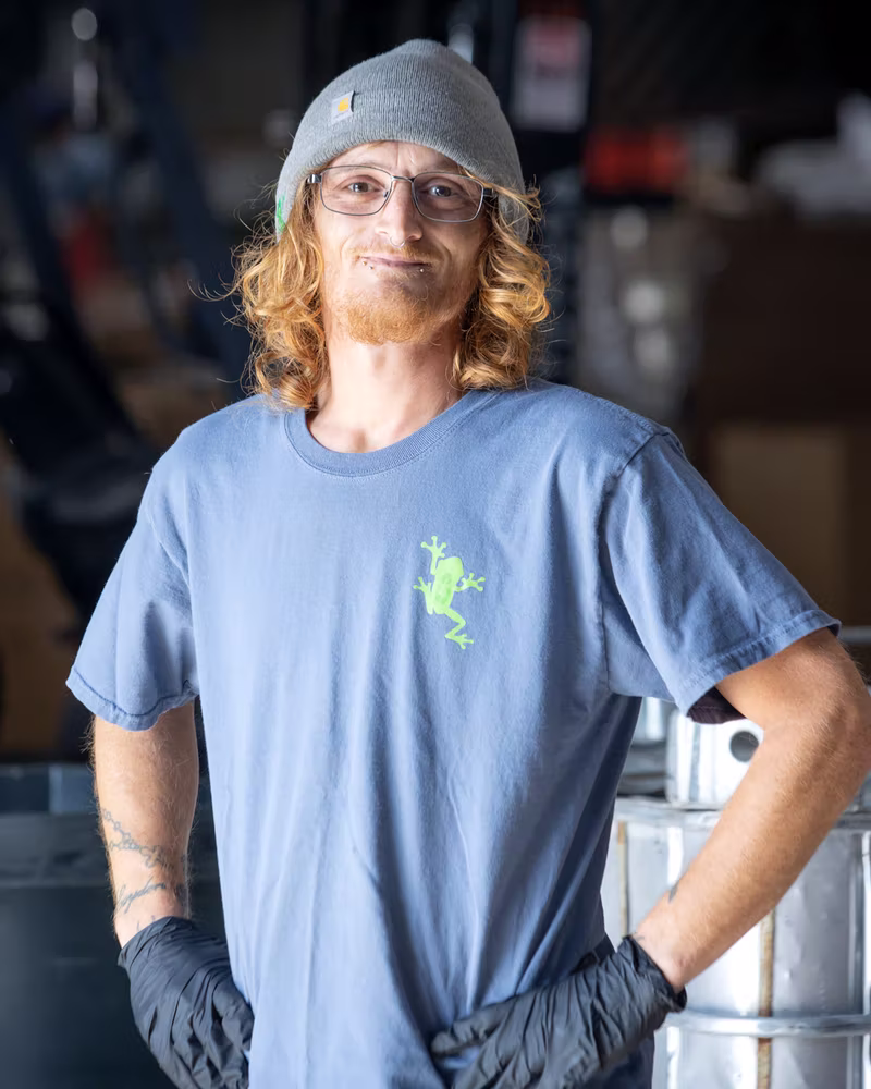 Modern Waste team member at the Sacramento facility
